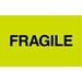 3 X 5 - Fragile (Fluorescent Green) Labels 500/Roll - DL2421