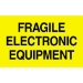 3 X 5 - Fragile Electronic Equipment Labels 500/Roll - DL2441