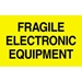 3 X 5 - Fragile Electronic Equipment Labels 500/Roll - DL2441