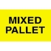 3 X 5 - Mixed Pallet Labels 500/Roll - DL2481
