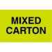 3 X 5 - Mixed Pallet Labels 500/Roll - DL2501