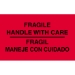 3 X 5 - Fragile - Handle With Care Labels Bilingual 500/Roll - DL3011