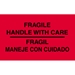 3 X 5 - Fragile - Handle With Care Labels Bilingual 500/Roll - DL3011
