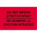 3 X 5 - Do Not Break Stretch Wrap Labels Bilingual 500/Roll - DL3031