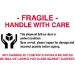 4 X 6 - Fragile - Handle With Care Labels 500/Roll - DL3191