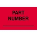 3 X 5 - Part Number Labels 500/Roll - DL3201