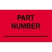 3 X 5 - Part Number Labels 500/Roll - DL3201