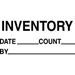 3 X 5 - Inventory - Date, Count, By Labels 500/Roll     - DL3241