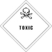 4 X 4 - Toxic Labels 500/Roll - DL5833