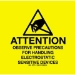 4 X 4 - Attention - Observe Precautions Labels 500/Roll - DL9083