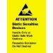1-3/4 X 2-1/2 - Static Sensitive Devices Labels 500/Roll - DL9140