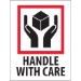3 X 4 - Handle With Care Labels 500/Roll - IPM302
