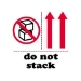4 X 4 - Do Not Stack Labels 500/Roll - IPM324