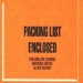 4-1/2 X 6 - Mil-Spec Packing List Enclosed Envelopes 1000/Case - JMR10