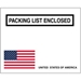 4-1/2 X 5-1/2 U.S.A. Packing List Enclosed Envelopes 1000/Case - PL465