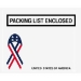 4-1/2 X 5-1/2 U.S.A. Packing List Enclosed Envelopes 1000/Case - PL466