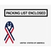 4-1/2 X 5-1/2 U.S.A. Packing List Enclosed Envelopes 1000/Case - PL466