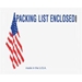 7 X 5-1/2 U.S.A. Packing List Enclosed Envelopes 1000/Case - PL468