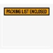 7 X 6 Packing List Enclosed Envelopes 1000/Case - PL32