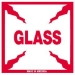 4 X 4 - Glass Labels 500/Roll - SCL506