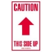 3 X 5 - Caution - This Side Up Labels 500/Roll - SCL515