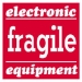 4 X 4 - Fragile - Electronic Equipment Labels 500/Roll - SCL526