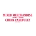 2 X 6 - Mixed Merchandise Labels 500/Roll - SCL544