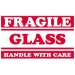 3 X 5 - Fragile - Glass - Handle With Care Labels 500/Roll - SCL547