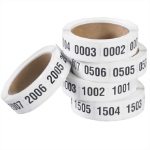 Pre-Printed Consecutive Numbered Labels 