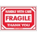 2 x 3 - Fragile - Handle With Care Labels 500/Roll - DL1053