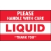 3 x 5 - Please Handle With Care - Liquid - Thank You Labels 500/Roll - DL1061