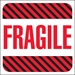 4 x 4 - Fragile Labels 500/Roll - DL1069