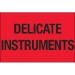2 x 3 - Delicate Instruments (Fluorescent Red) Labels 500/Rol - DL1079