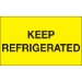 3 x 5 - Keep Refrigerated (Fluorescent Yellow) Labels 500/Roll - DL1115