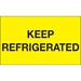 3 x 5 - Keep Refrigerated (Fluorescent Yellow) Labels 500/Roll - DL1115