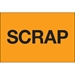 2 x 3 - Scrap (Fluorescent Orange) Labels 500/Roll - DL1137
