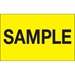 1 1/4 x 2 - Sample (Fluorescent Yellow) Labels 500/Roll - DL1156
