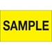 3 x 5 - Sample (Fluorescent Yellow) Labels 500/Roll - DL1157