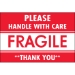 2 x 3 - Fragile - Handle With Care Labels 500/Roll - DL2157