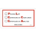 5 1/2 x 10 Packing List/Cert of Compliance/Cert. of Analysis Enclosed Envelopes 1000/Case - PL97