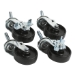 Casters - Set of 4 Regular Duty - WS1001