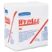 WypAll X80 Wipers 1/4-Fold Hydroknit 12 1/2" x 13" White 4/50's - KC-41026