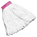 Rough Floor Mop Heads White Medium Cotton/Synthetic  12/Cs - RCPT255