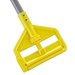 Invader Aluminum Side-Gate Wet-Mop Handle 60" Gray/Yellow 1/Ea - RCPH136