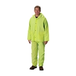 3-Piece Lime .35mm Rainsuits 