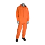 3-Piece Orange .35mm Rainsuits 