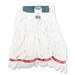 Web Foot Shrinkless Looped-End Wet Mop Head Cotton/Synthetic Medium White 6/Cs - RCPA21206WHICT