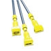 Fiberglass Gripper Mop Handle Yellow/Gray 1/Ea - RCPH246GY
