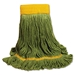 EcoMop Looped-End Mop Head Recycled Fibers Large Size Green 12/Cs - BWK1200LCT