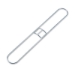 Clip-On Dust Mop Frame 36" x 5" Zinc Plated 1/Ea - CI-4167300